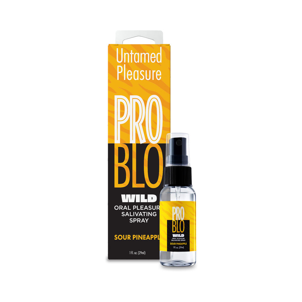 LITTLE GENIE - PROBLO WILD SPRAY SALIVANTE DE ÁGUA NA BOCA ANANÁS ÁCIDO 1 OZ.
