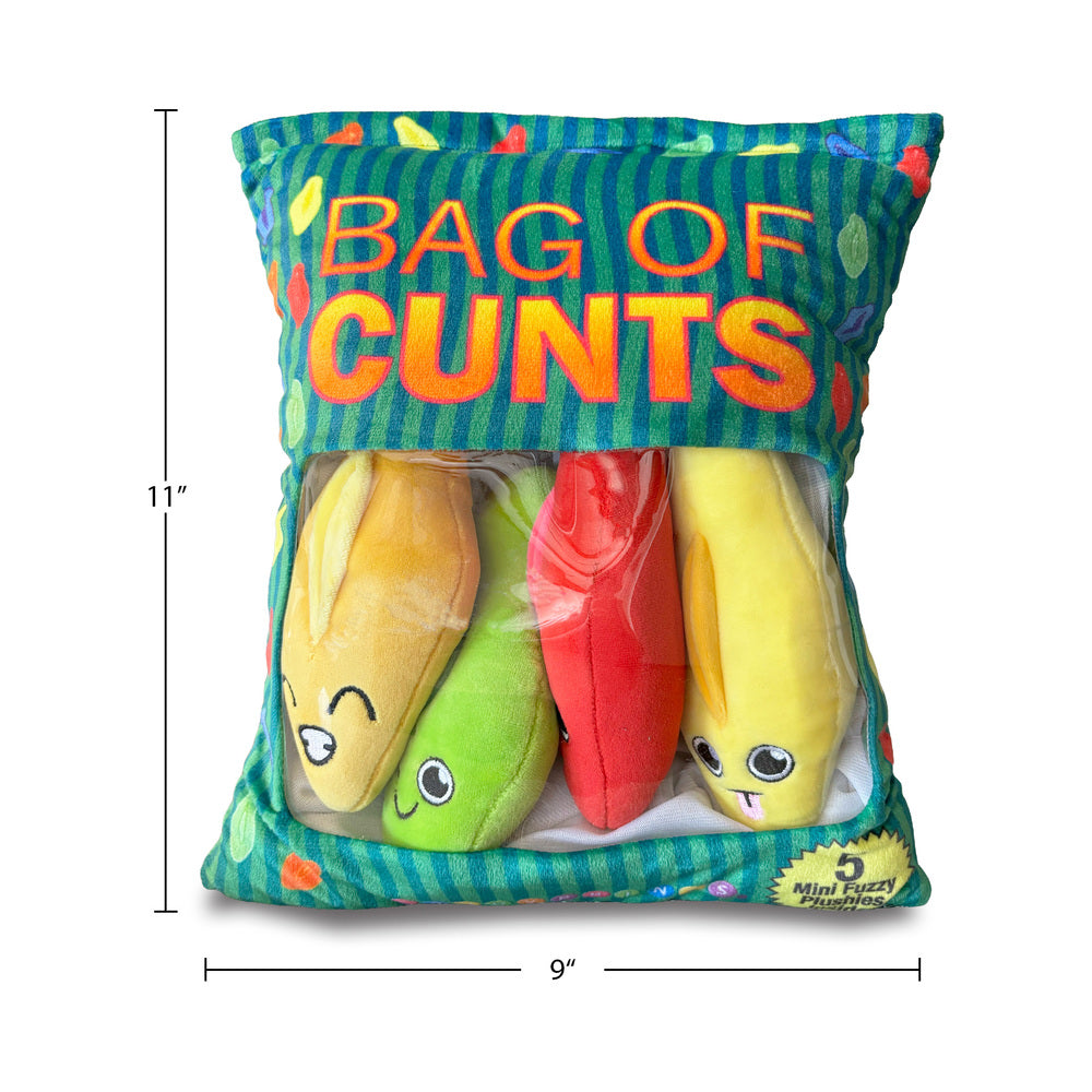 LITTLE GENIE - BAG OF CUNTS PLUSH PILLOWS