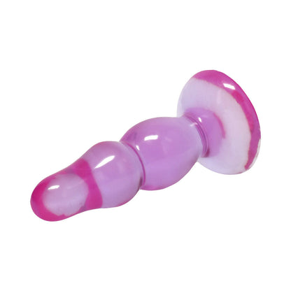 DOC JOHNSON - CRYSTAL JELLIES NOVICE POP PLUG 4 POL. VIOLETA