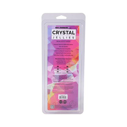 DOC JOHNSON - CRYSTAL JELLIES REALÍSTICO 7 POL. ROSA