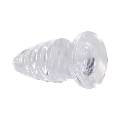 DOC JOHNSON - CRYSTAL JELLIES ANAL TWIST 15 CM TRANSPARENTE