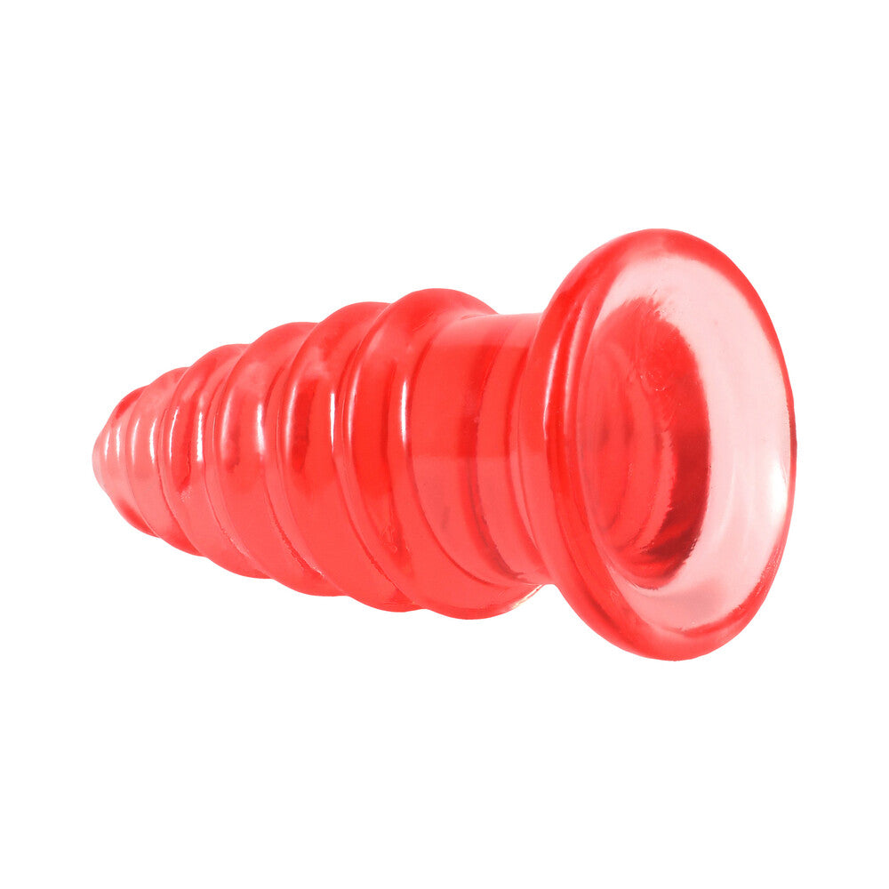 DOC JOHNSON - CRYSTAL JELLIES ANAL TWIST 6 POL. ROSA