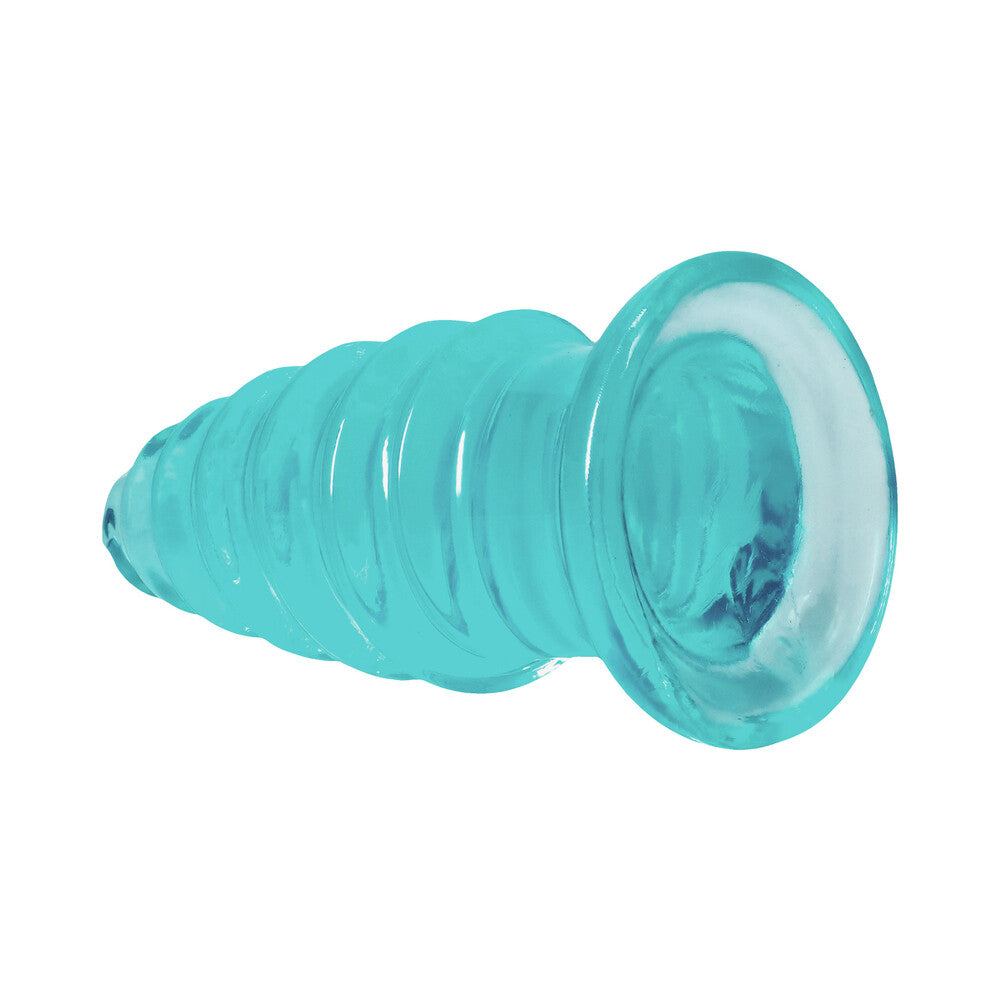 DOC JOHNSON - CRYSTAL JELLIES ANAL TWIST 6 POL. VERDE-AZULADO