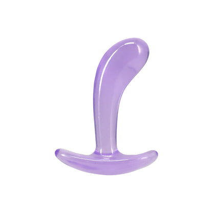 DOC JOHNSON - CONJUNTO DE TREINADOR ANAL CURVO CRYSTAL JELLIES ROXO