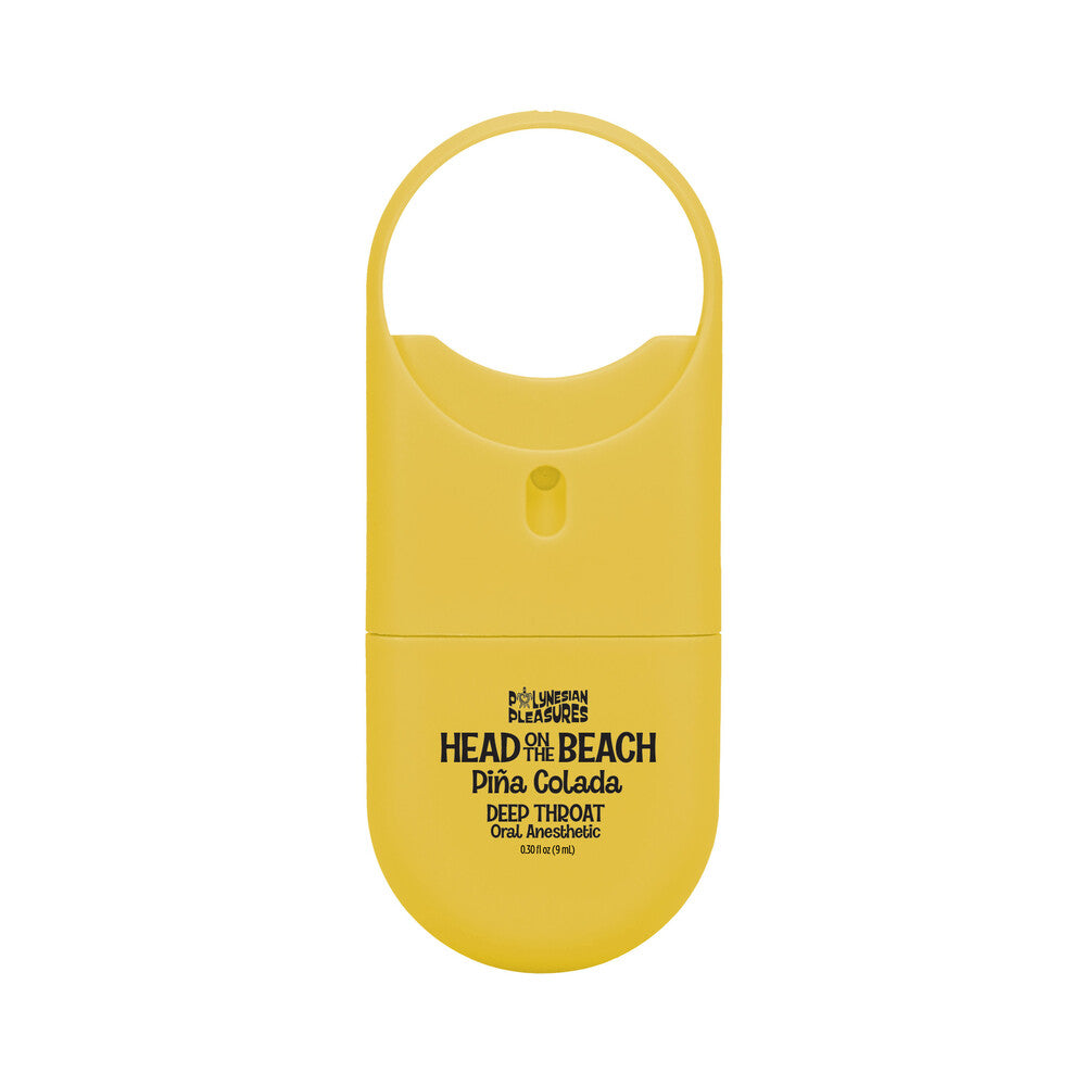 DOC JOHNSON - POLYNESIAN PLEASURES HEAD ON THE BEACH SPRAY DEEP THROAT PARA LEVAR PIÑA COLADA 9 ML.