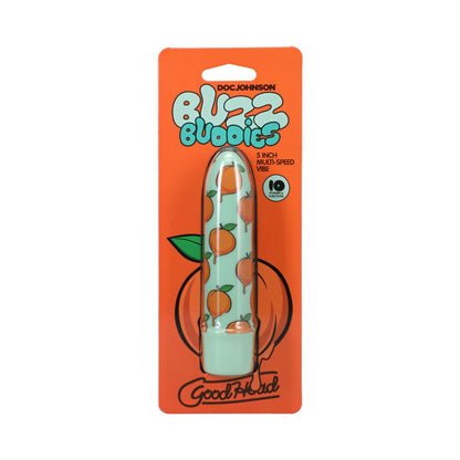 DOC JOHNSON - GOODHEAD BUZZ BUDDIES 5 IN. MULTI-SPEED VIBE PEACHES