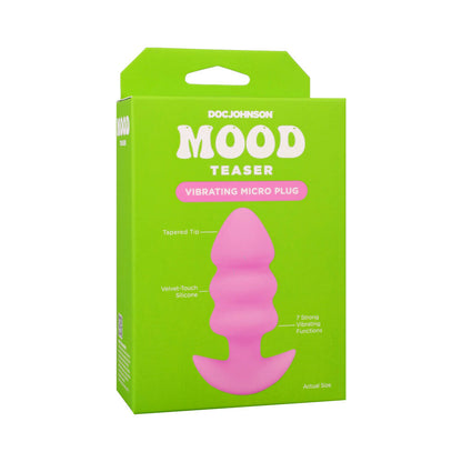 DOC JOHNSON - MOOD TEASER VIBRATING MICRO PLUG ROSA