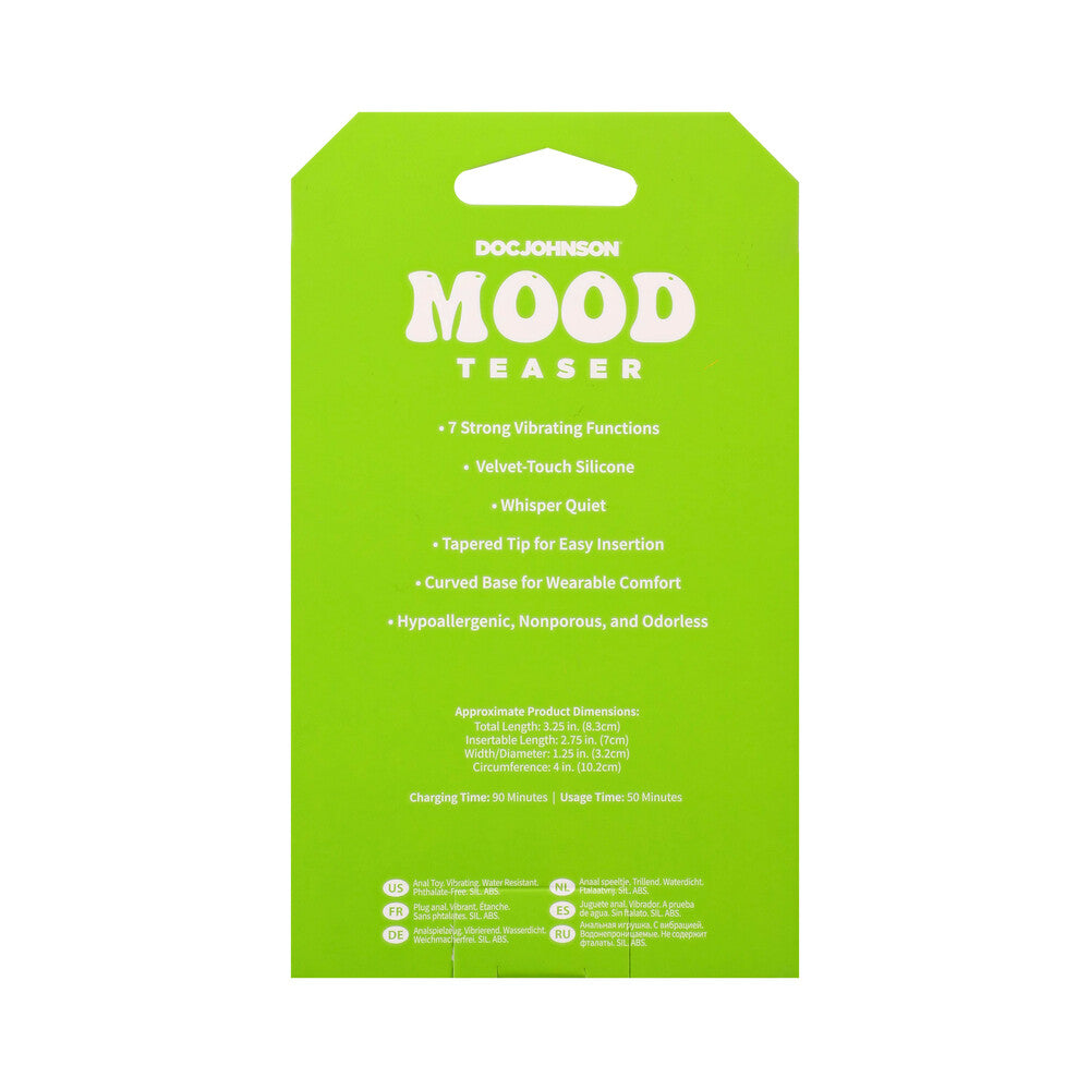 DOC JOHNSON - MOOD TEASER VIBRATING MICRO PLUG ROSA