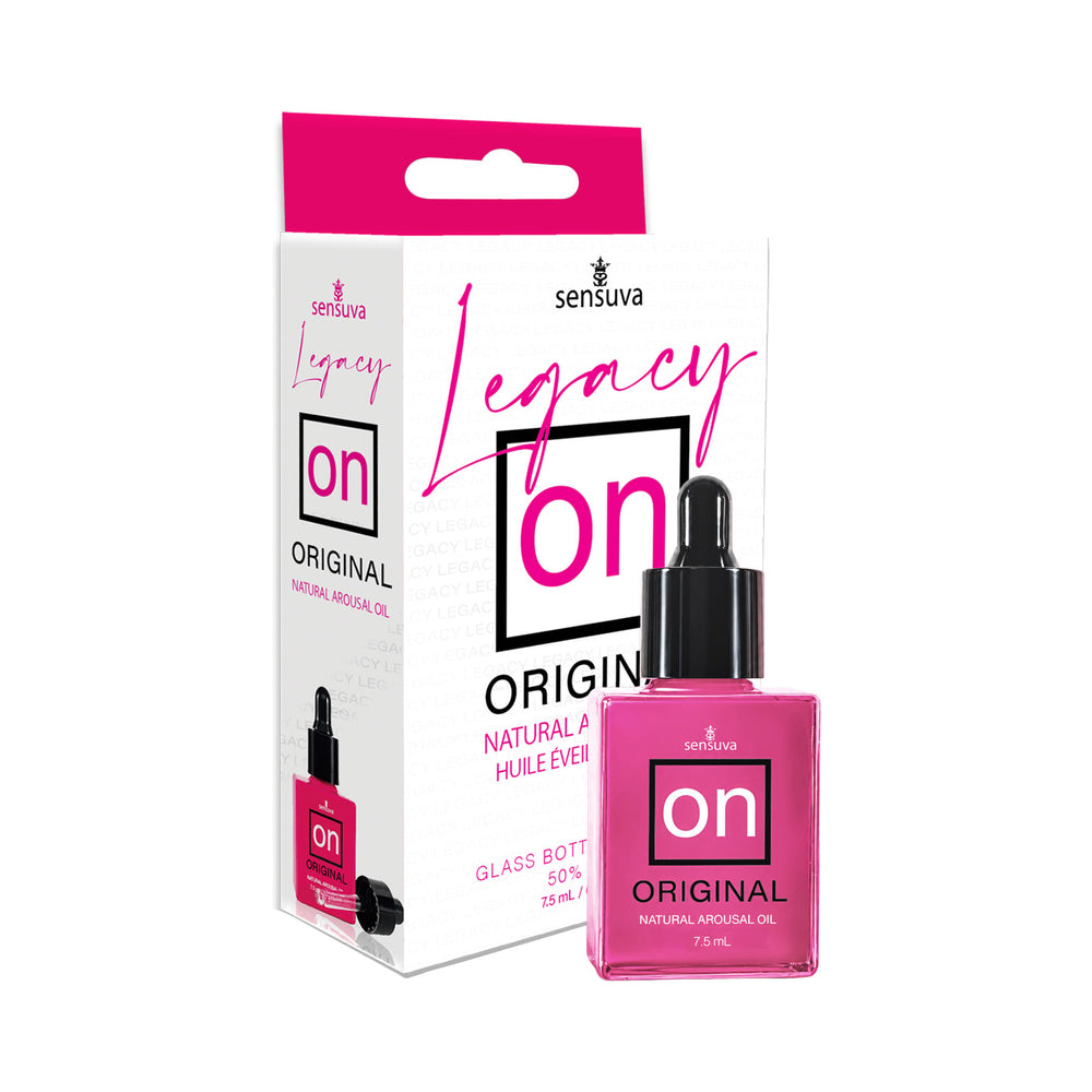 SENSUVA - ON LEGACY ORIGINAL AROUSAL OIL (7,5ML) FRASCO DE VIDRO DE LUXO
