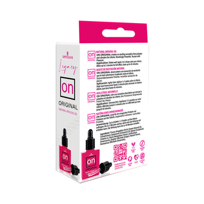 SENSUVA - ON LEGACY ORIGINAL AROUSAL OIL (7,5ML) FRASCO DE VIDRO DE LUXO