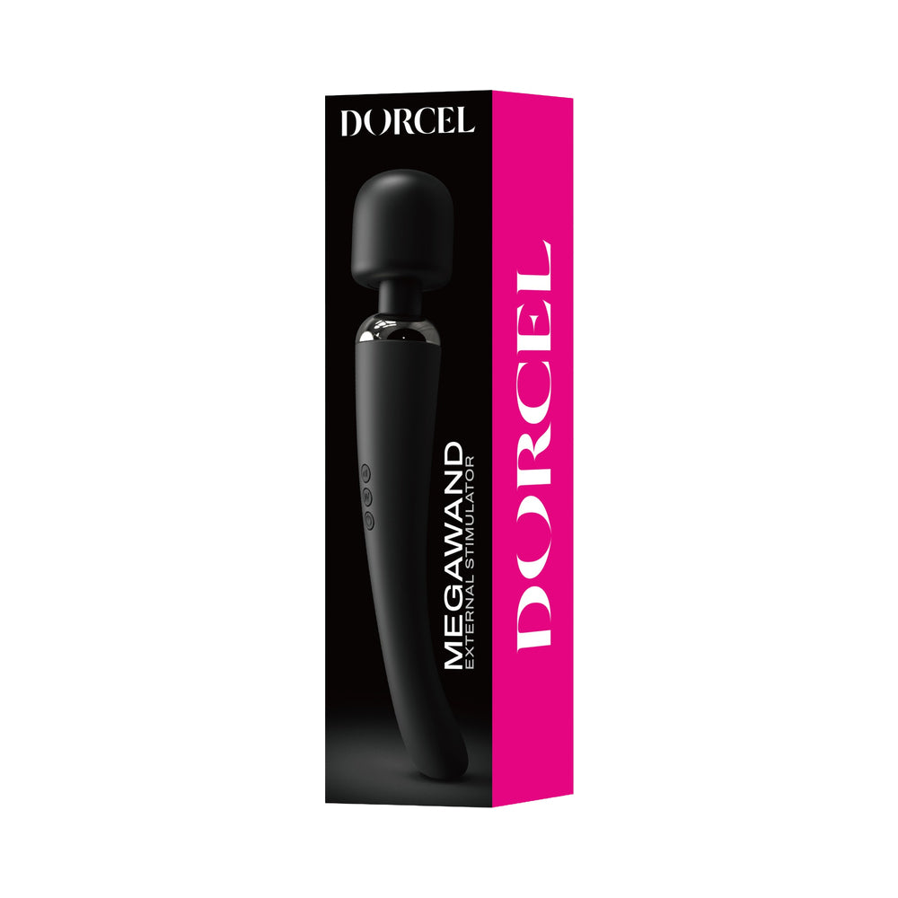 LOVELY PLANET - VIBRADOR RECARREGÁVEL DORCEL MEGAWAND PRETO