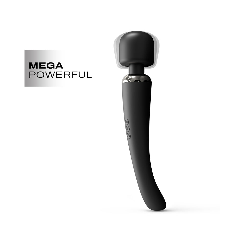 LOVELY PLANET - VIBRADOR RECARREGÁVEL DORCEL MEGAWAND PRETO