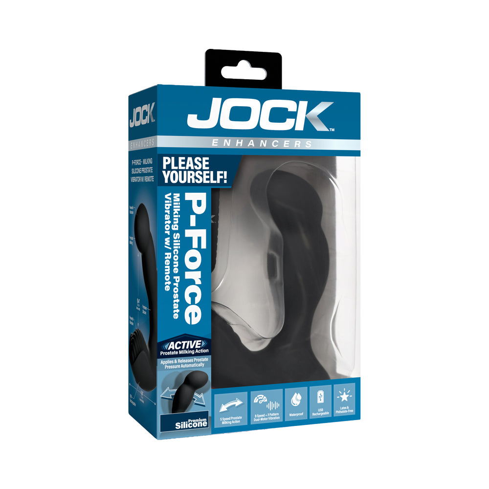 CURVE NOVELTIES - VIBRADOR DE PRÓSTATA DE SILICONE P-FORCE MILKING COM CONTROLO REMOTO