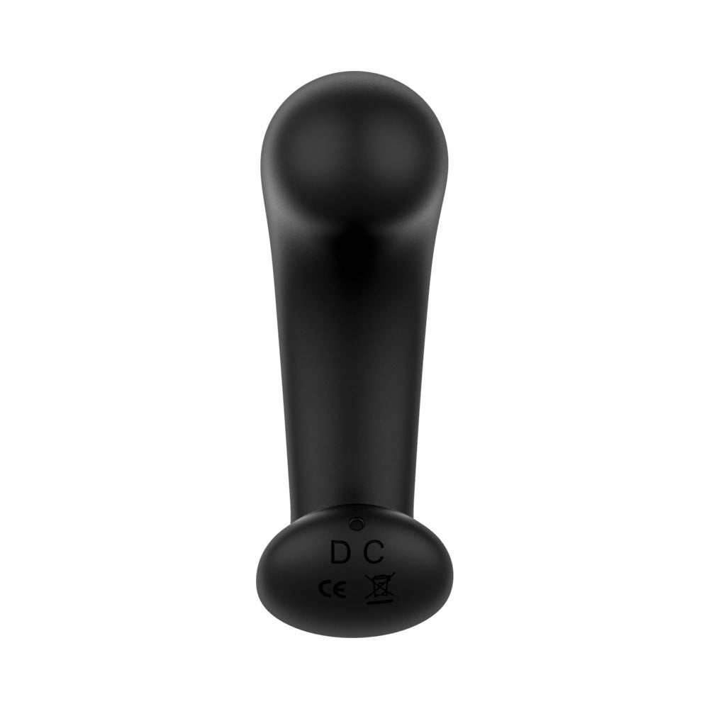 FORTO - PLUG VIBRATÓRIO CURVADO PRETO