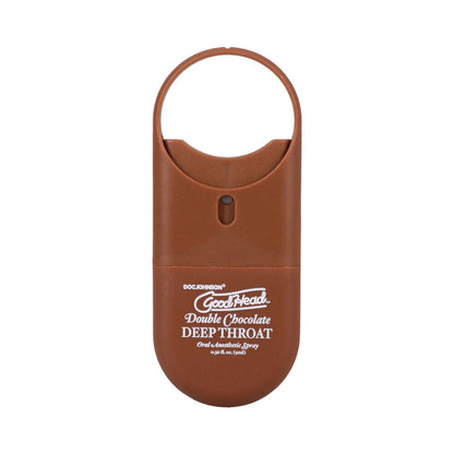 DOC JOHNSON - SPRAY PARA GARGANTA PROFUNDA GOODHEAD TO-GO DUPLO CHOCOLATE 8,8 ML