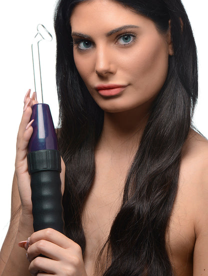 XR BRANDS - ZEUS ELECTROSEX DELUXE EDITION TWILIGHT VIOLET WAND WITH 5 ATTACHMENTS