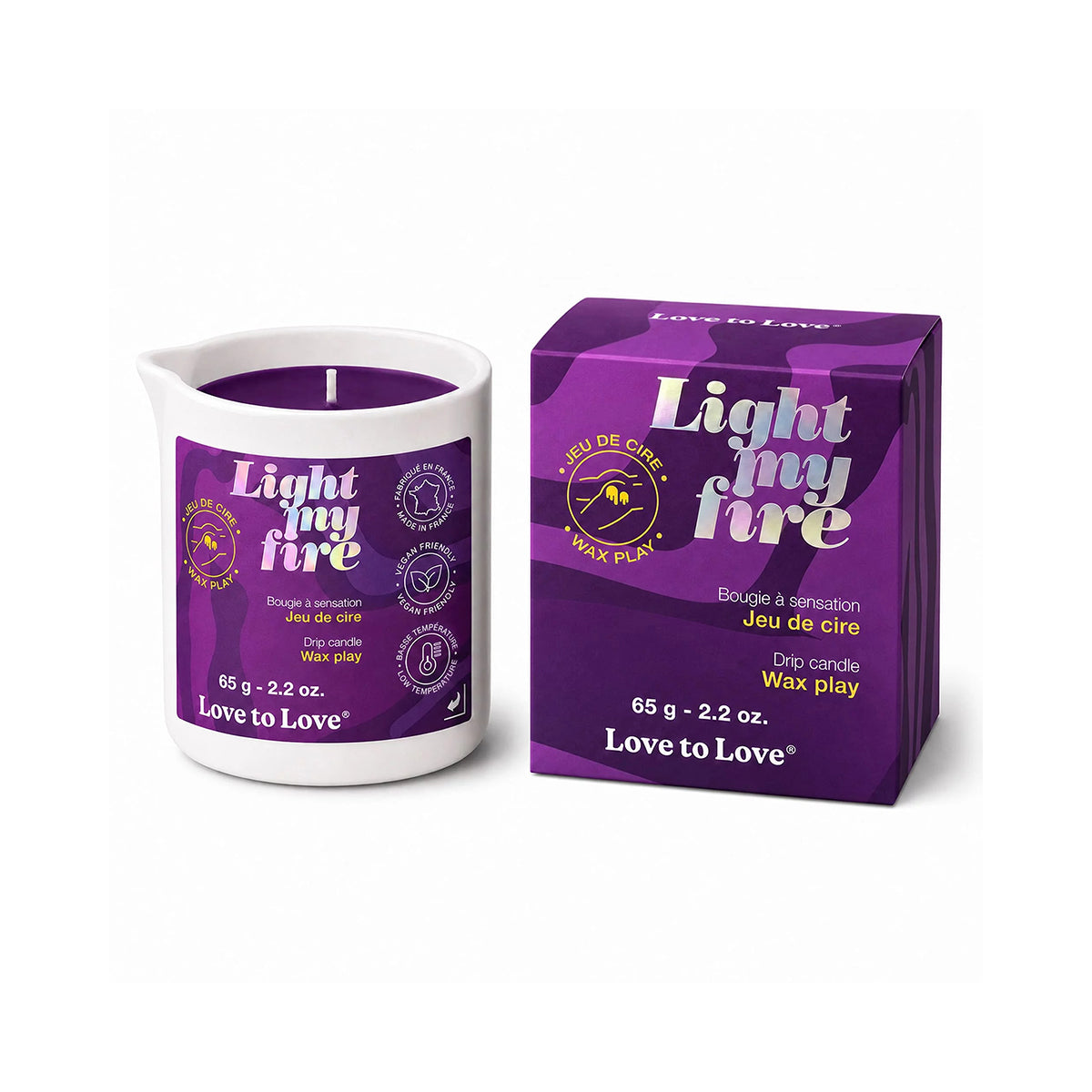 LOVELY PLANET - LOVE TO LOVE LIGHT MY FIRE DRIP CANDLE WAX PLAY 65G