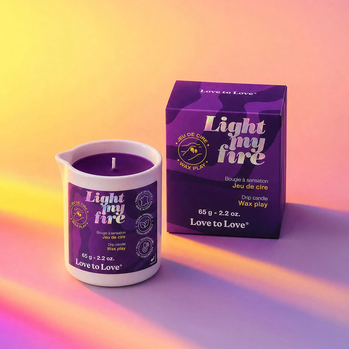 LOVELY PLANET - LOVE TO LOVE LIGHT MY FIRE DRIP CANDLE WAX PLAY 65G