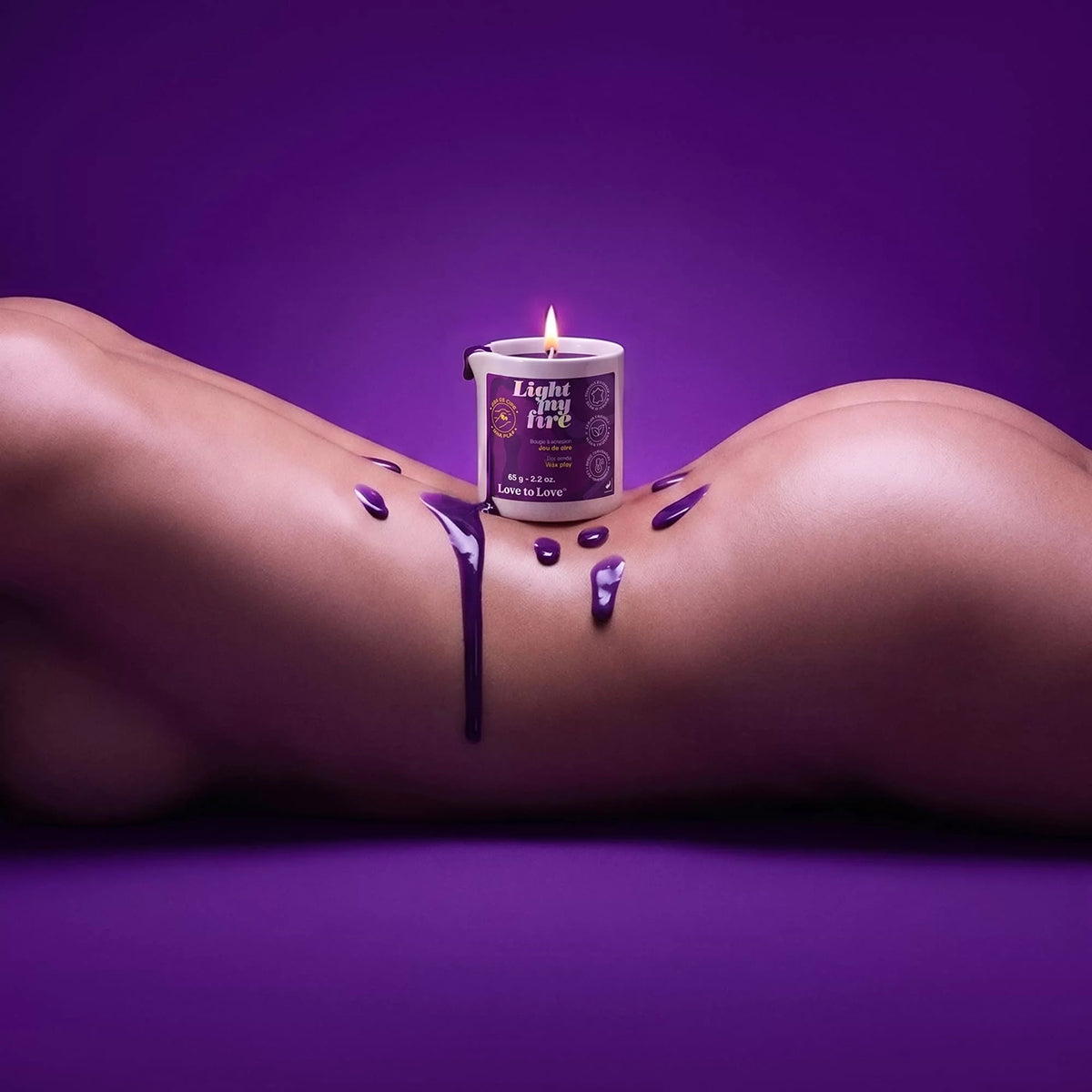 LOVELY PLANET - LOVE TO LOVE LIGHT MY FIRE DRIP CANDLE WAX PLAY 65G