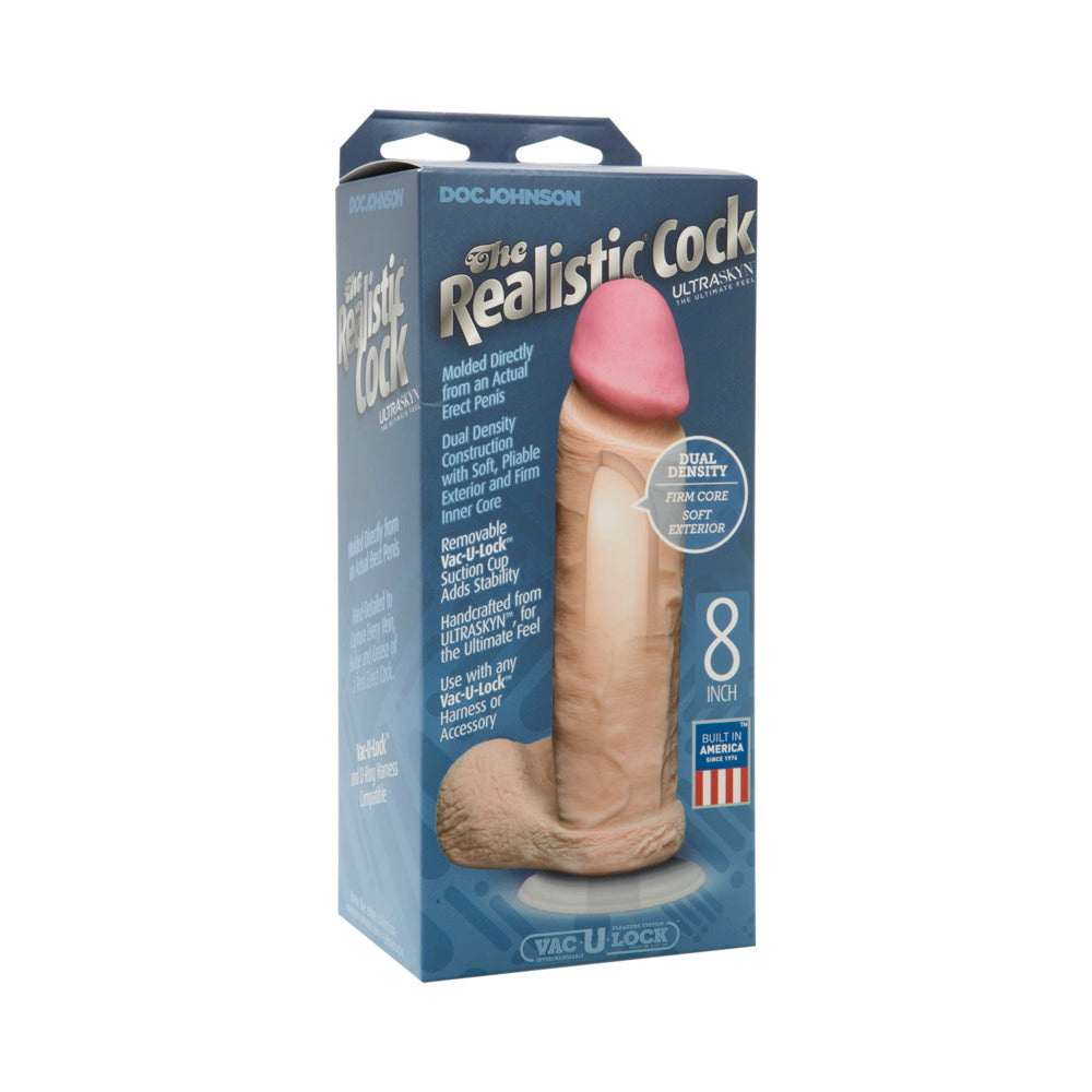 DOC JOHNSON - O REALISTIC COCK UR3 8 POLEGADAS