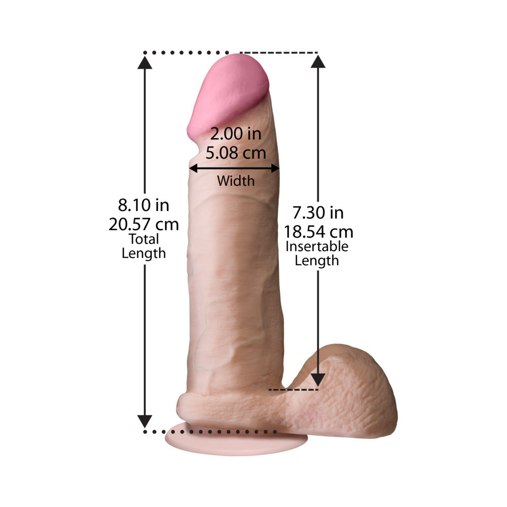 DOC JOHNSON - O REALISTIC COCK UR3 8 POLEGADAS