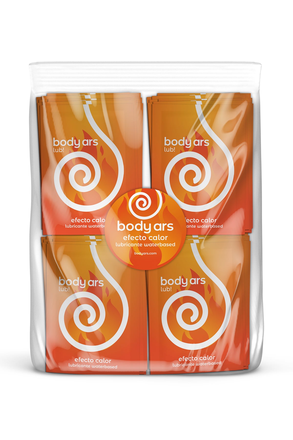 BODY ARS - BOLSA 100U. SOBRES MONODOSIS GEL BODY ARS EFECTO CALOR -WATERBASED
