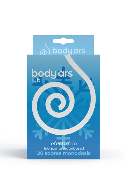BODY ARS - HANGING BOX 20 SINGLE-DOSE SACHETS BODY ARS COLD EFFECT WATER-BASED GEL