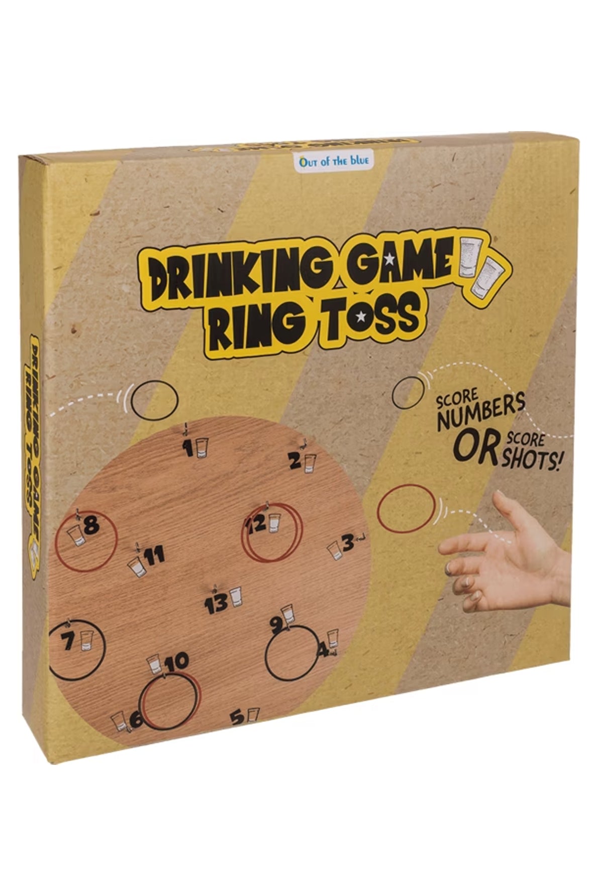 OUT OF THE BLUE - RING TOSS GAME, JUEGO DE BEBER