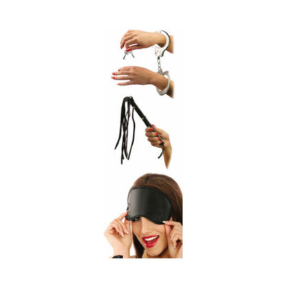 PIPEDREAM - FETISH FANTASY SERIES 3-PIECE LOVER'S FANTASY SERIES KIT BLACK