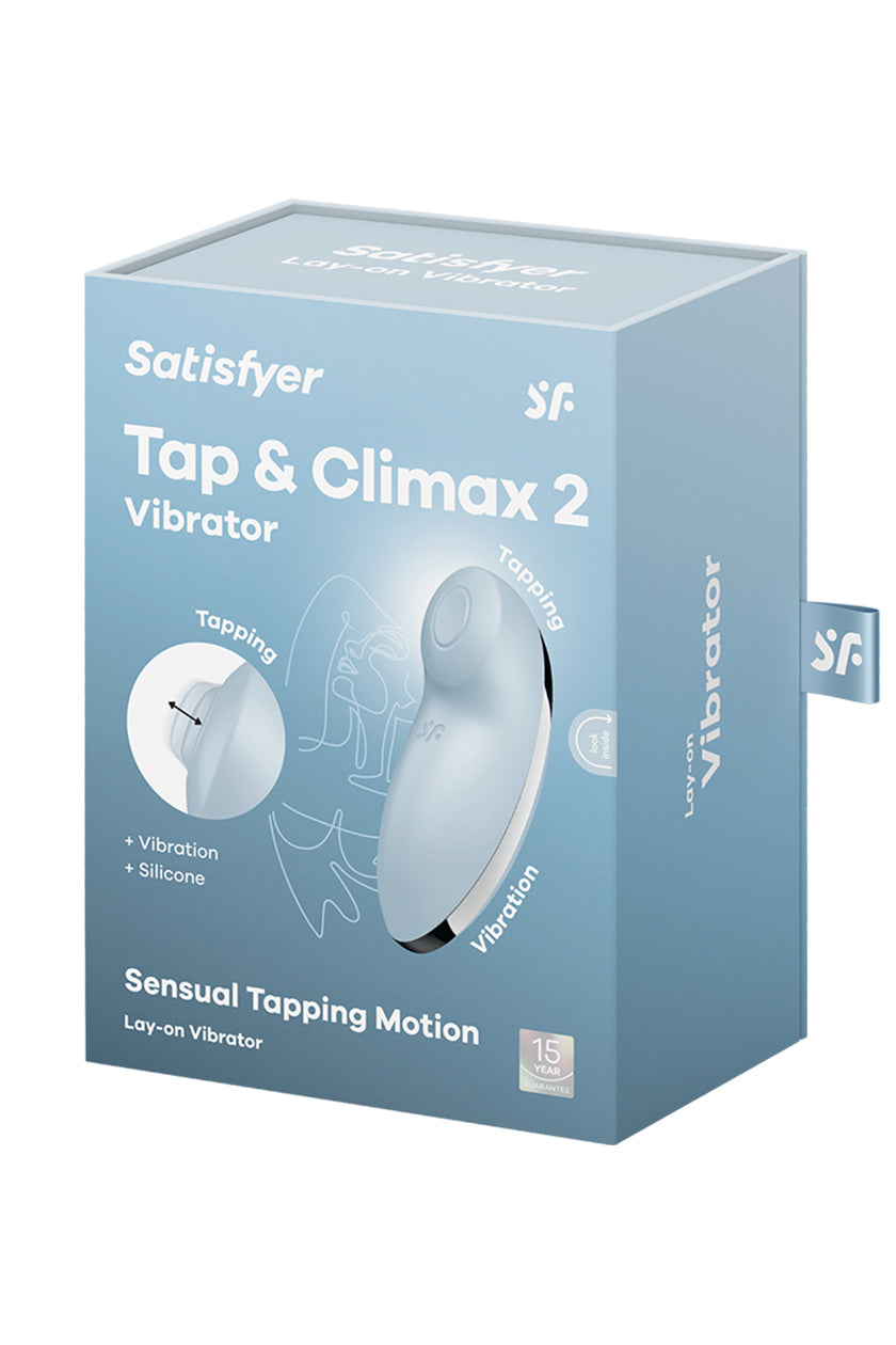 SATISFYER - TAP & CLIMAX 2 BLUE