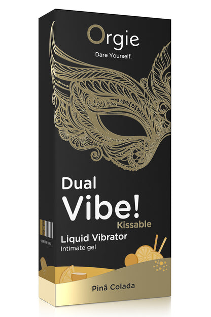 ORGIE - DUAL VIBE! PIÑA COLADA KISSABLE LIQUID VIBRATOR