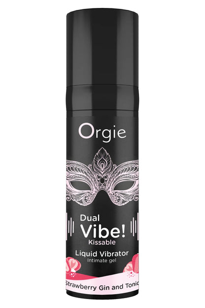 ORGIE - DUAL VIBE! STRAWBERRY GIN & TONIC KISSABLE LIQUID VIBRATOR
