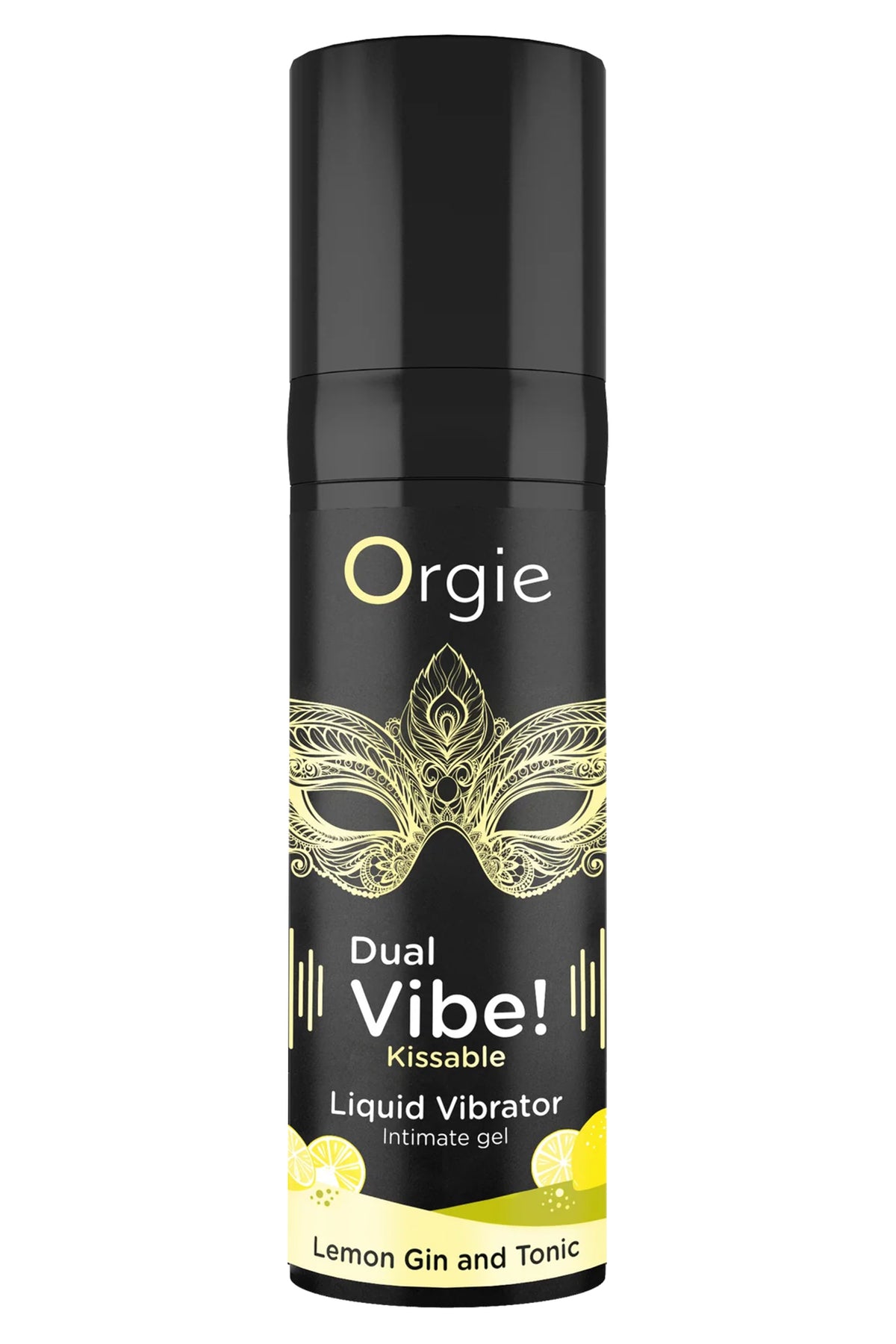 ORGIE - DUAL VIBE! LEMON GIN & TONIC KISSABLE LIQUID VIBRATOR