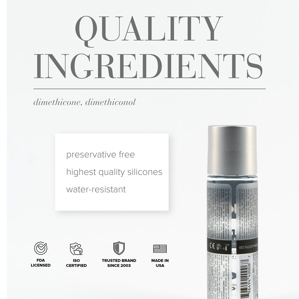 SYSTEM JO - JO PREMIUM ORIGINAL SILICONE-BASED LUBRICANT 2 OZ.