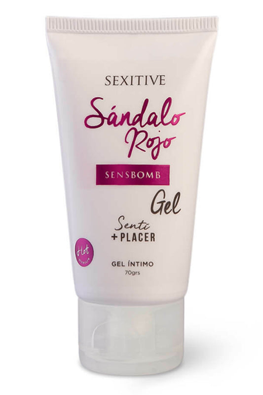 SEXITIVE - GEL SENS BOMB SANDALO ROJO 70 GR - INTENSIFICADOR DE PLACER
