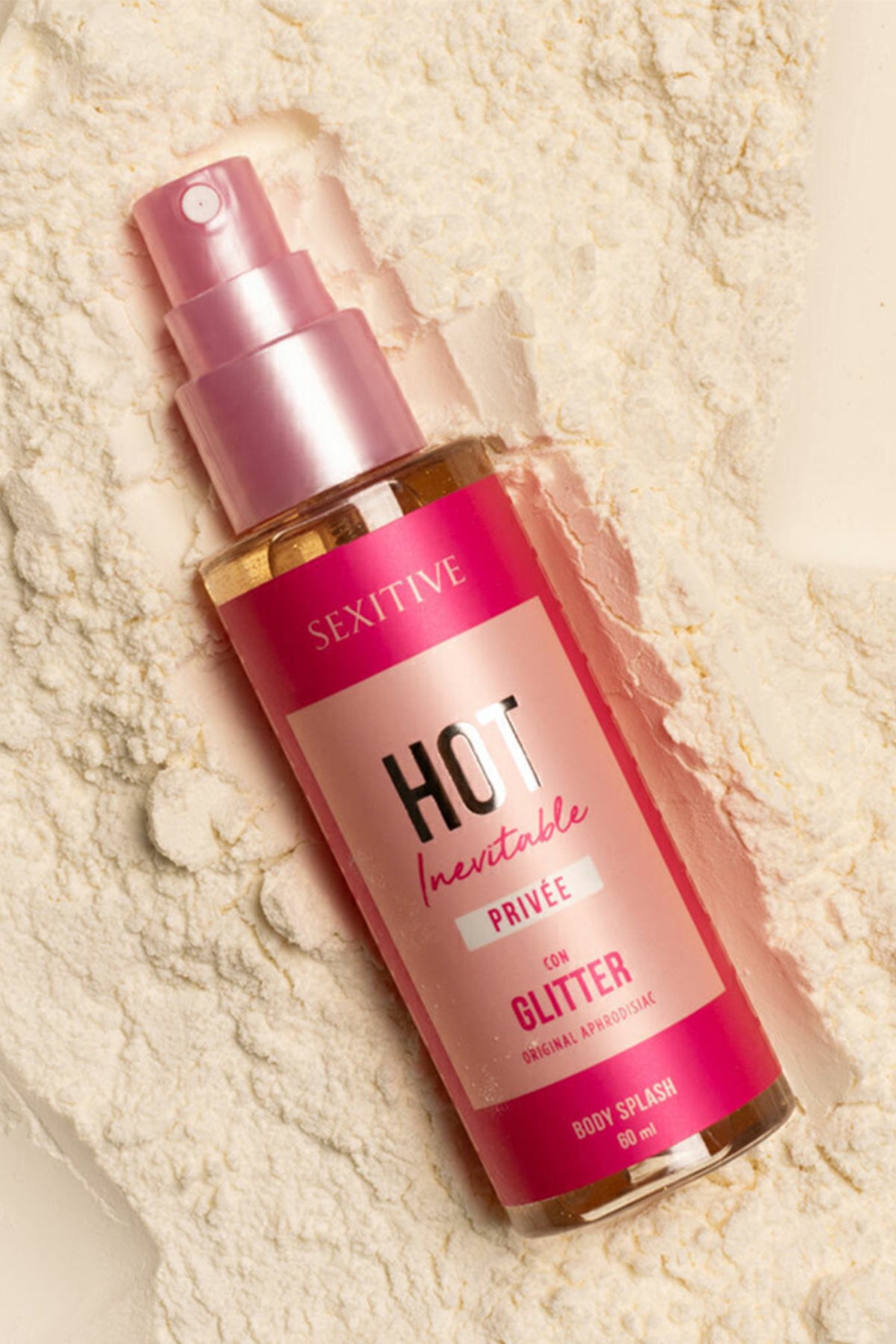 SEXITIVE - BODY SPLASH HOT INEVITABLE PRIVÉE CON GLITTER - 60ML