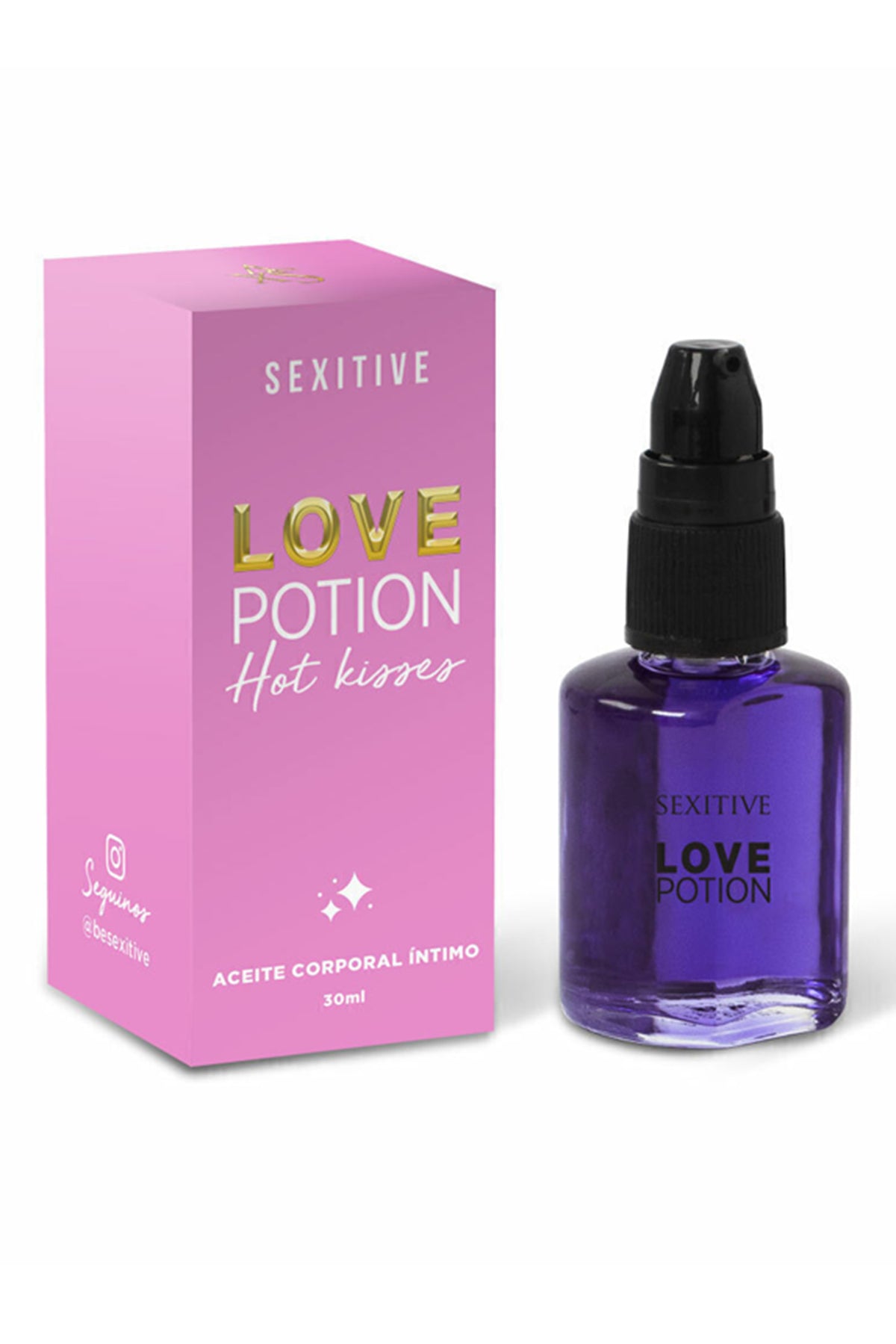 SEXITIVE - ACEITE LOVE POTION- FRUTOS ROJOS - CONTENIDO: 30 ML.
