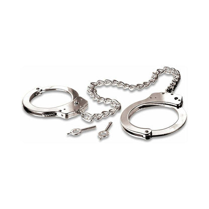 PIPEDREAM - FETISH FANTASY SERIES ALGEMAS DE PERNA EM METAL PRATEADO