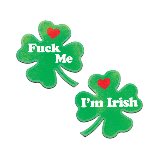 PASTEASE - FUCK ME I'M IRISH SHAMROCK PASTIES