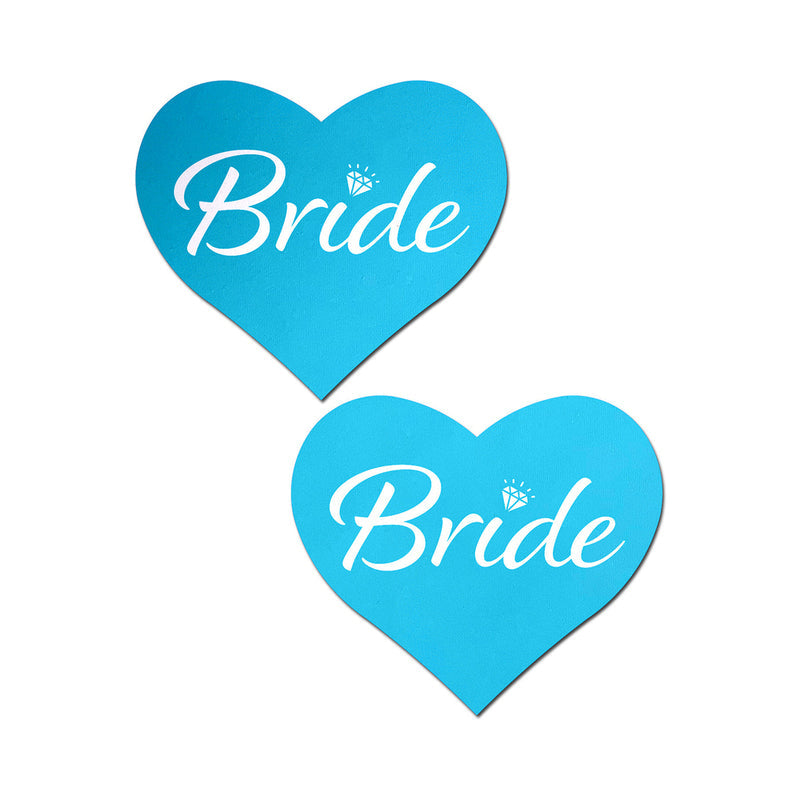 PASTEASE - BRIDE BLUE HEART PASTIES