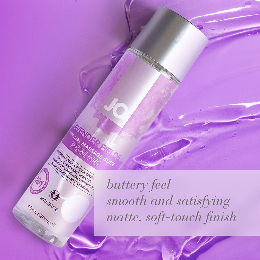 SYSTEM JO - JO ALL-IN-ONE SENSUAL MASSAGE GLIDE LAVENDER 4 OZ.