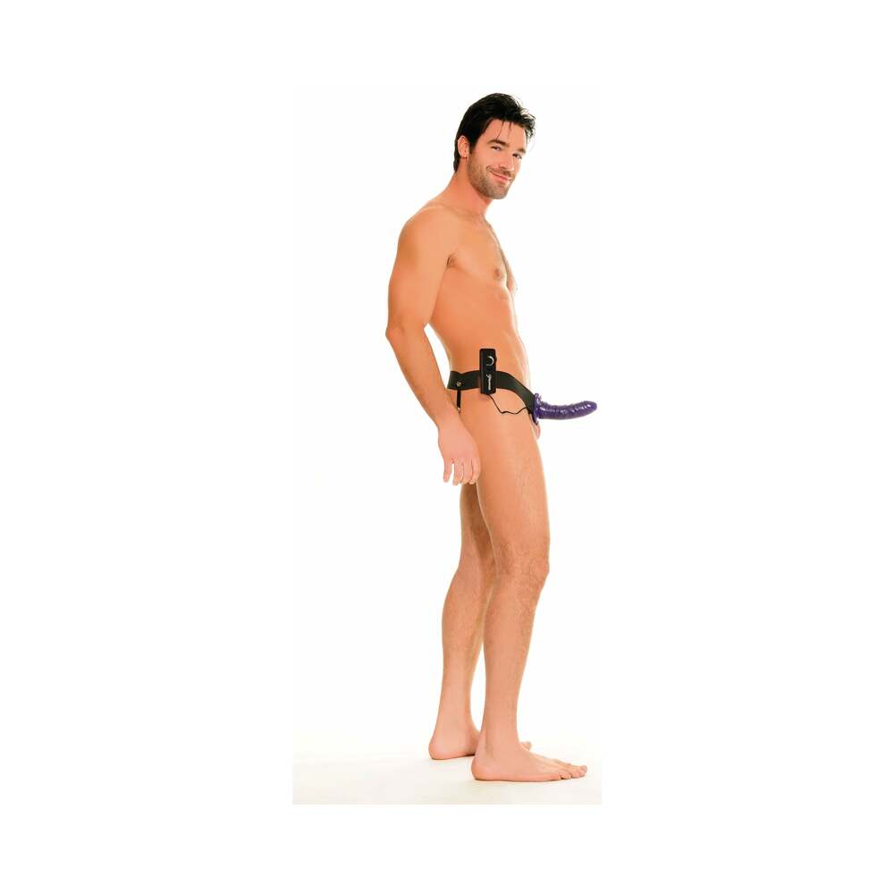 PIPEDREAM - FETISH FANTASY SERIES FOR HIM OR HER VIBRATING 6 IN. HOLLOW STRAP-ON