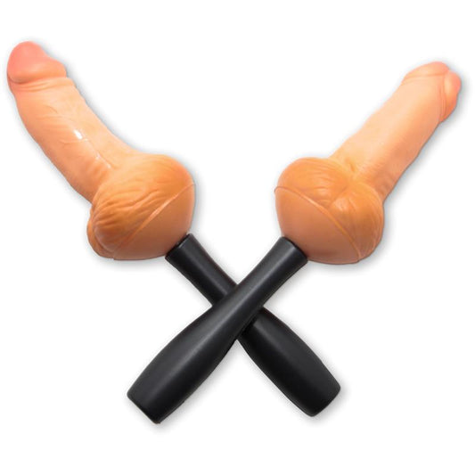 DIVERTY SEX - 2 MARACAS CON FORMA DE PENE 25 CM