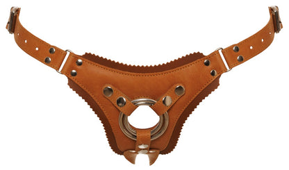 ZADO - LEATHER STRAP-ON HARNESS