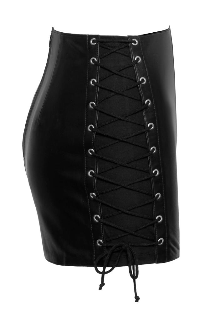 ZADO - LEATHER SKIRT