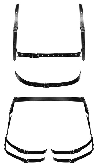 ZADO - LEATHER HARNESS SET