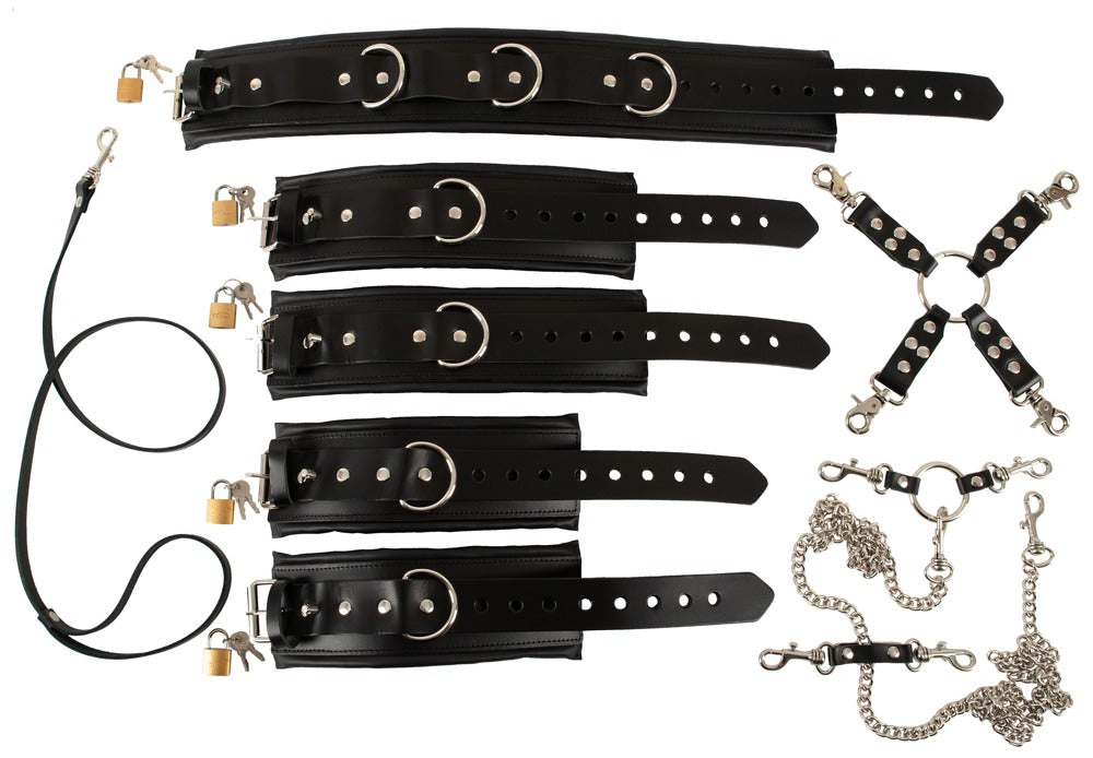 ZADO - LEATHER RESTRAINT SET