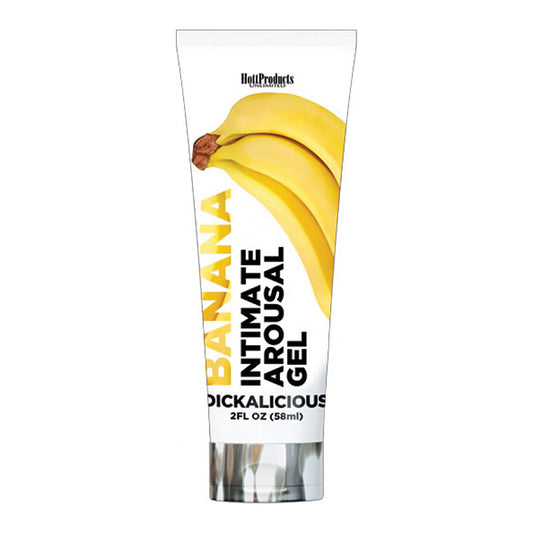 HOTT PRODUCTS - GEL DE EXCITAÇÃO ÍNTIMA DICKALICIOUS BANANA 2 OZ.