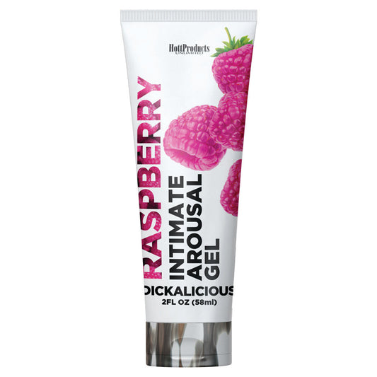 HOTT PRODUCTS - GEL DE EXCITAÇÃO ÍNTIMA DICKALICIOUS FRAMBOESA 2 OZ.