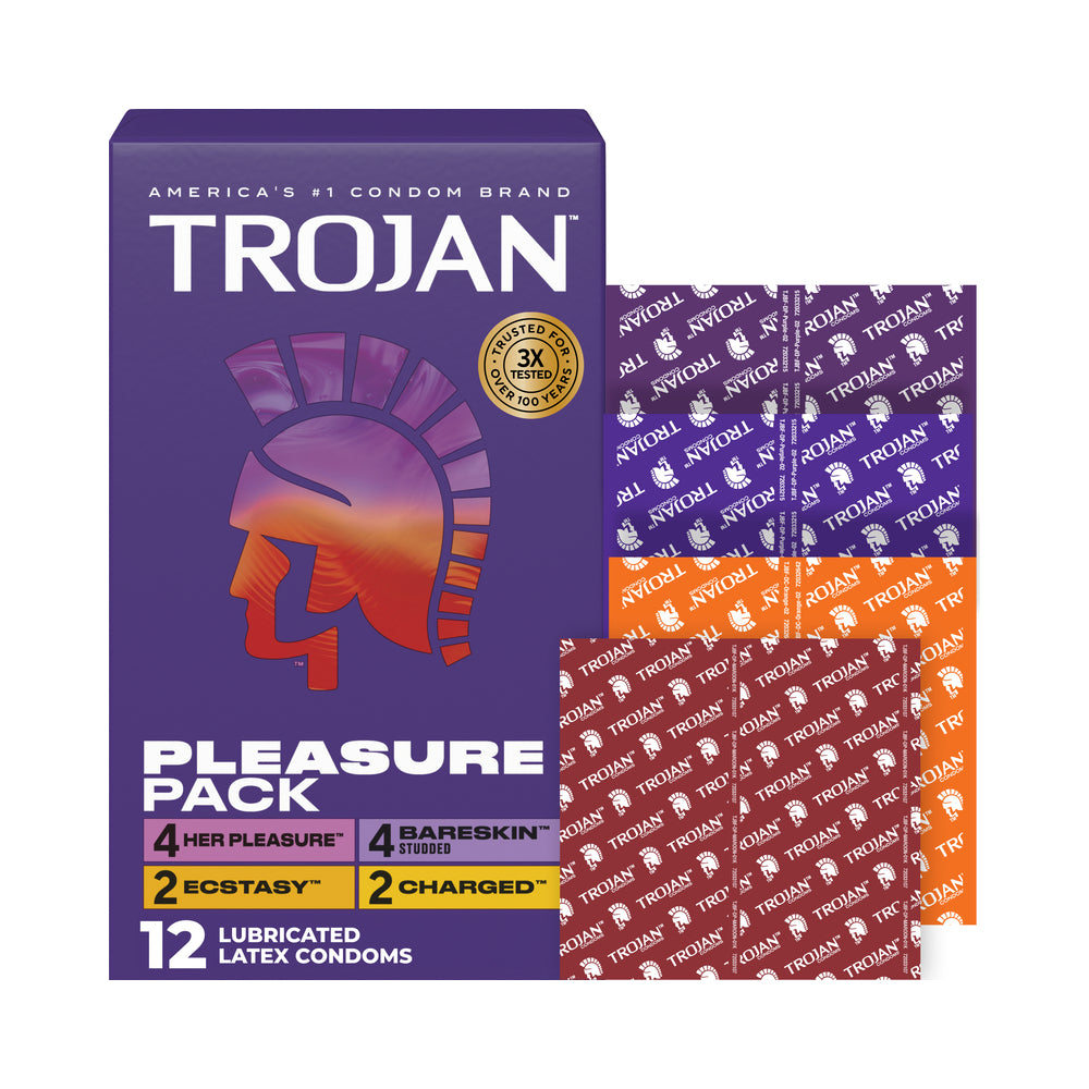 PARADISE MARKETING - TROJAN PLEASURE PACK 12-PACK